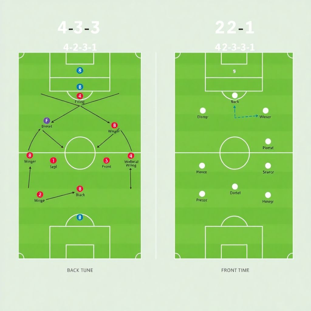 Тактики и схемы 4-3-3 и 4-2-3-1 в футболе: почему эти расстановки работают