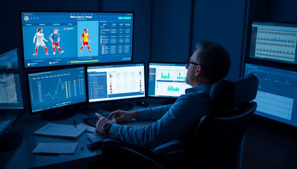 Статистика голов и голевых передач в сезоне - иллюстрация