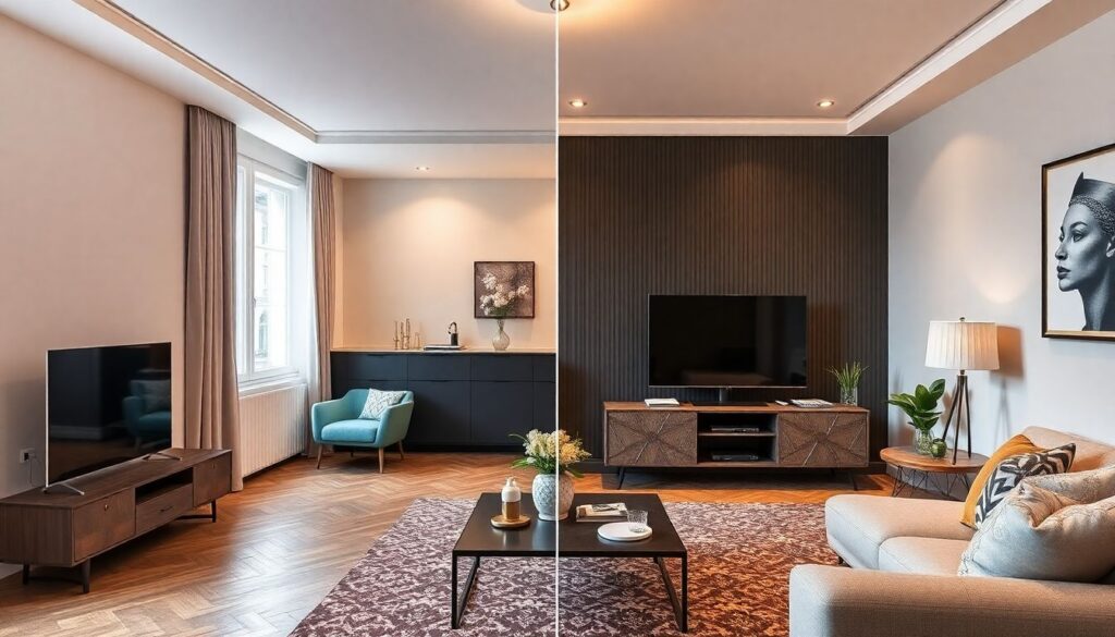 Сравнение виолентности и стилевых аспектов в арендах - иллюстрация