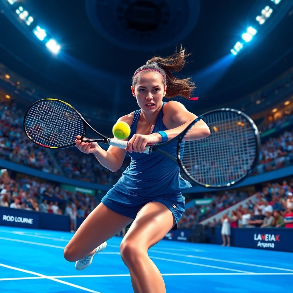 Мирра Андреева на australian open: рекорд Курниковой и разгром Саккари