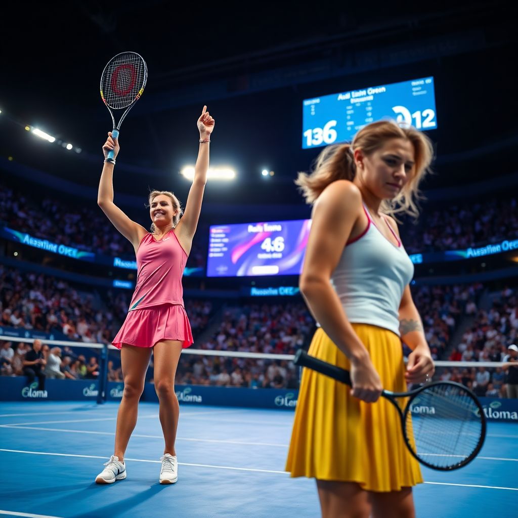 Московская теннисистка Рыбакина берет реванш в финале australian open и второй шлем