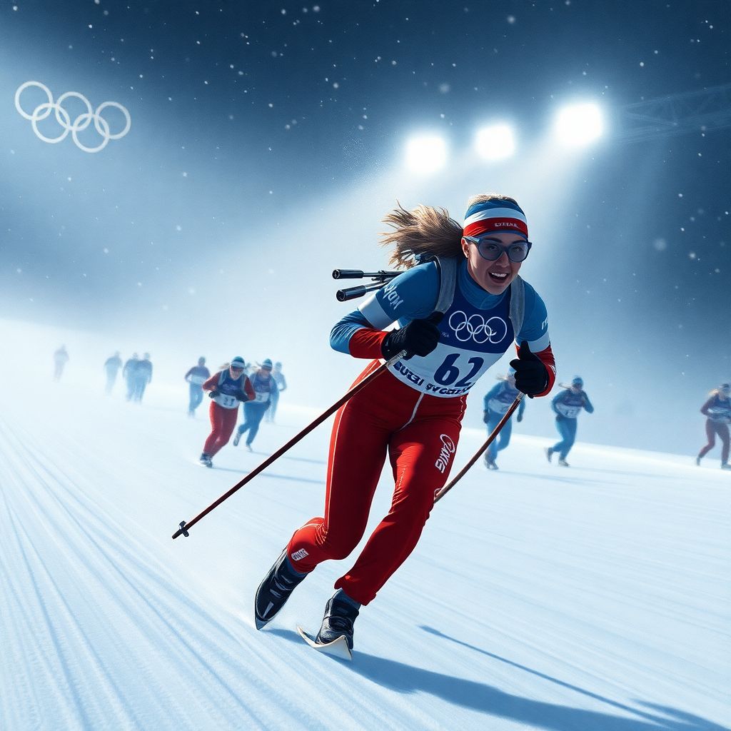 Русское золото биатлонного спринта с тремя промахами Анфисы Резцовой