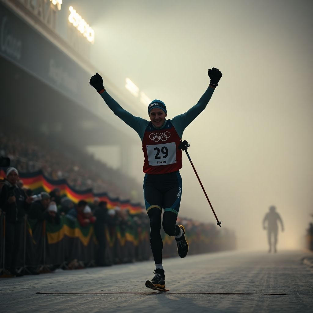 Российский лыжник получил золото марафона после скандала и «собаки Баскервилей»