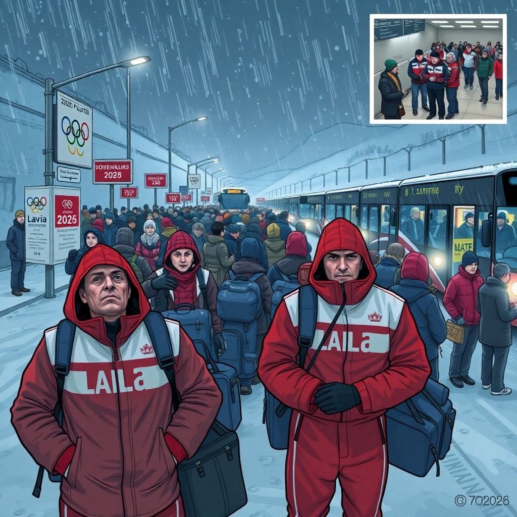 Организаторы Олимпиады-2026 в Италии раскритикованы сборной Латвии за условия